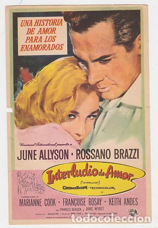 Cine: INTERLUDIO DE AMOR (Sin publicidad) - Foto 1