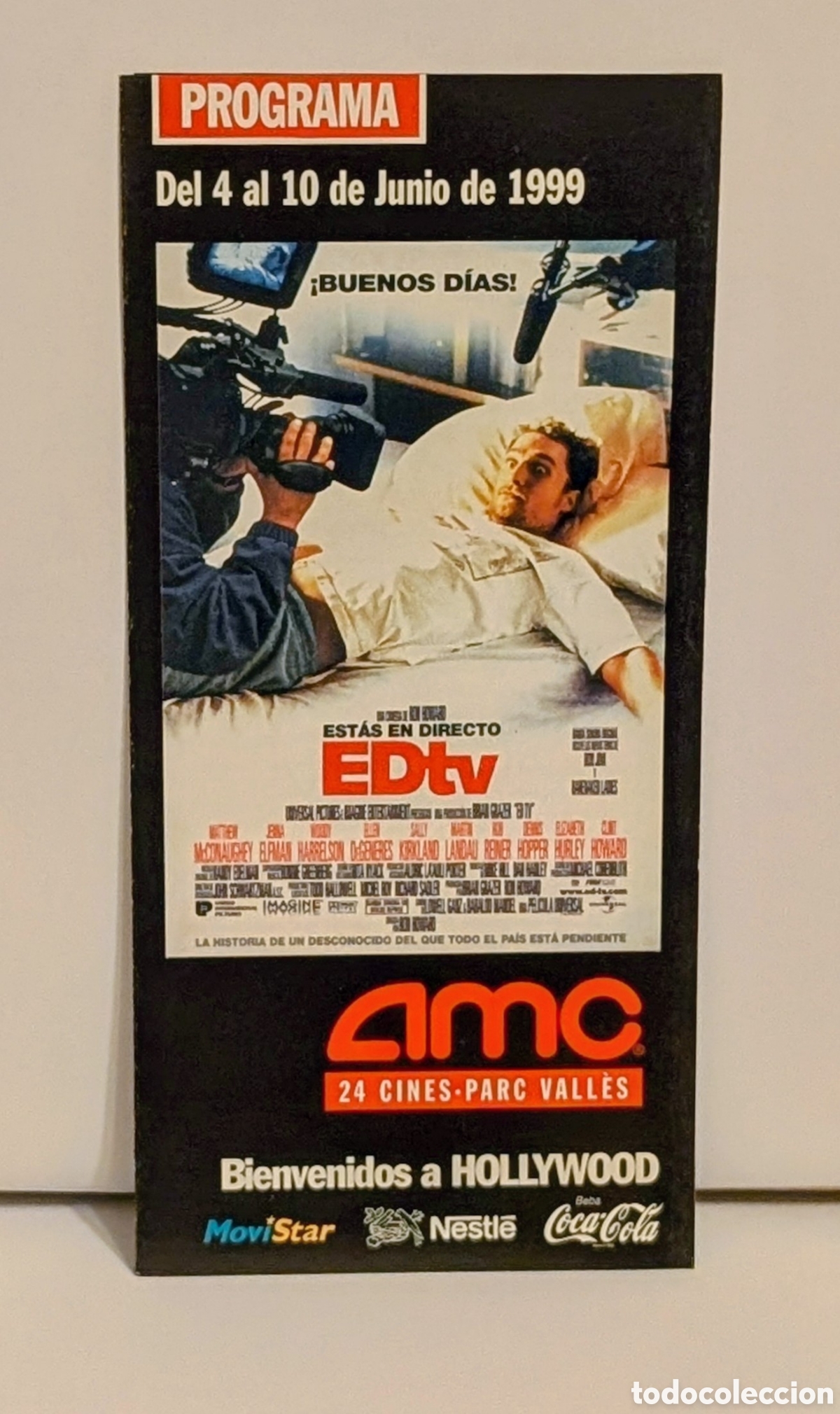 Cine: Programa de cine Estreno pel&iacute;cula EDTv. 1999. Comedia - Foto 1