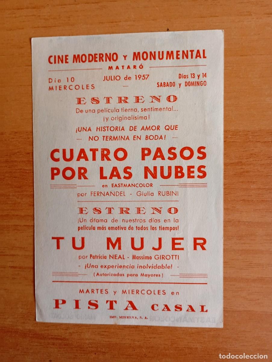 Cine: GRIS3-- PROGRAMA DE CINE -- CUATRO PASOS POR LAS NUBES ct - Foto 2
