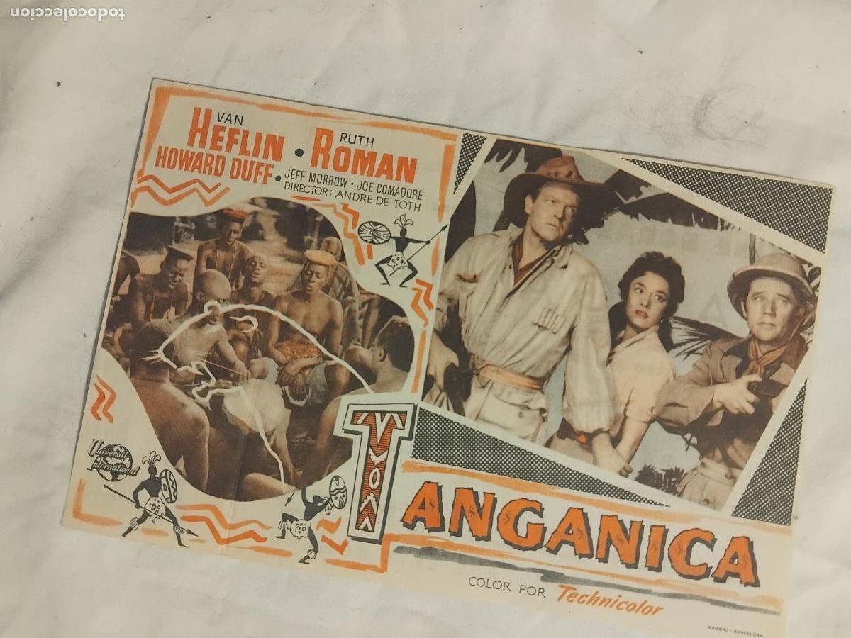 Cine: PROGRAMA DE CINE TANGANICA. CINE DORADO 1955. - Foto 1