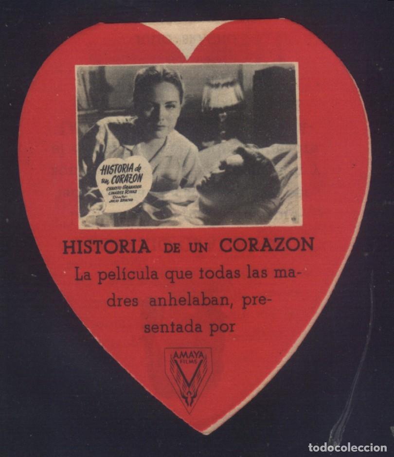 Cine: Q-09663- HISTORIA DE UN CORAZON (TROQUELADO, DOBLE) (CINE VICTORIA) Rosario Granados