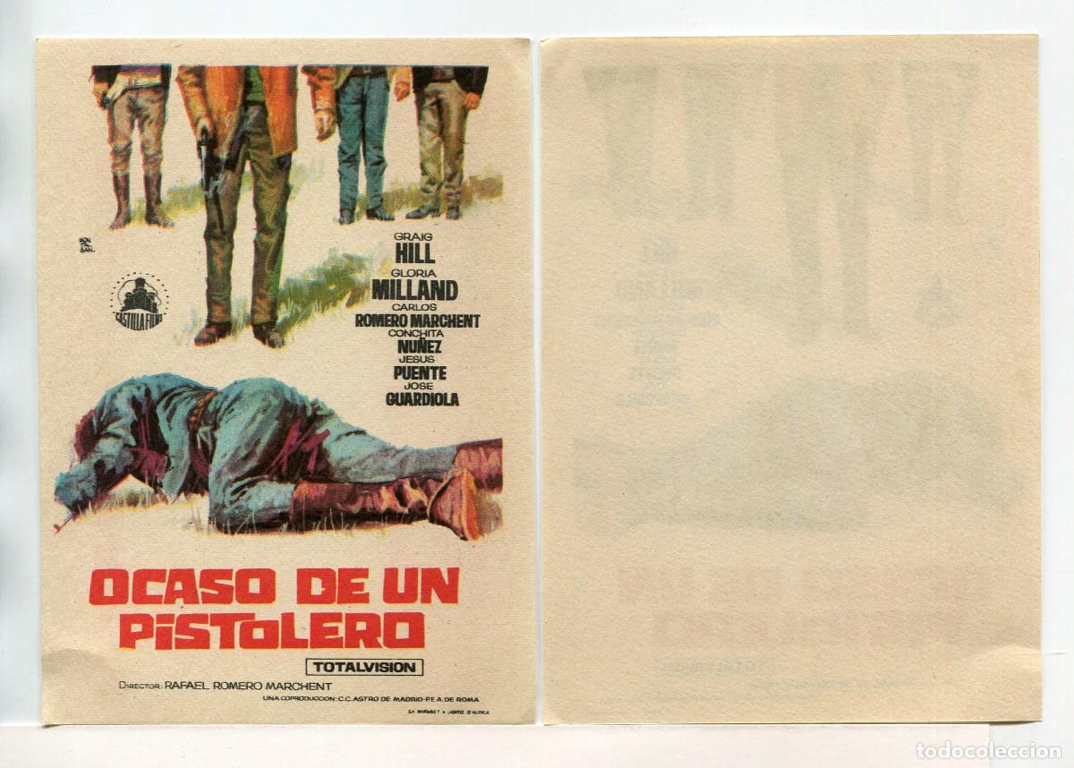 Cine: OCASO DE UN PISTOLERO, con Graig Hill. - Foto 1