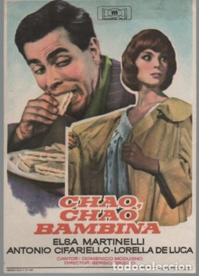 Cine: PROGRAMA DE CINE: CHAO, CHAO BAMBINA PC-11062 - Foto 1