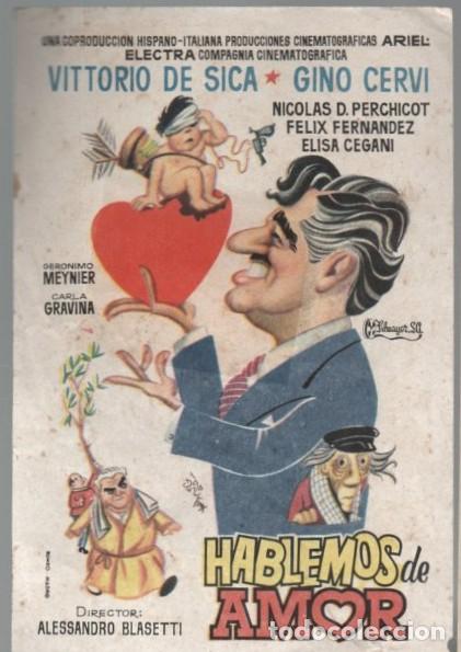 Cine: PROGRAMA DE CINE: HABLEMOS DE AMOR PC-11064 - Foto 1