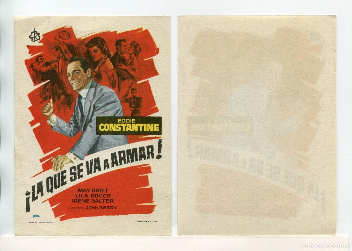 Cine: LA QUE SE VA ARMAR, con Eddie Constantine. - Foto 1