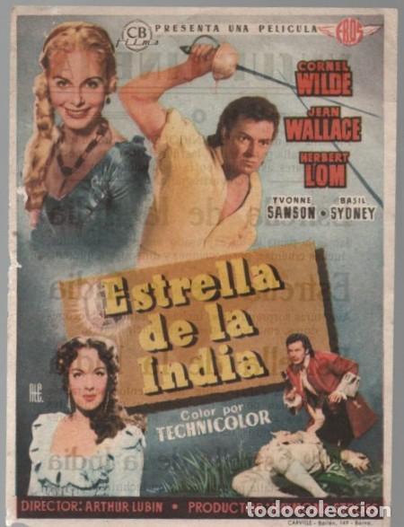 Cine: PROGRAMA DE CINE: ESTRELLA DE LA INDIA PC-11084 - Foto 1