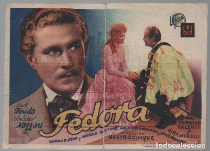 Cine: PROGRAMA DE CINE: FEDORA PC-11090 - Foto 1