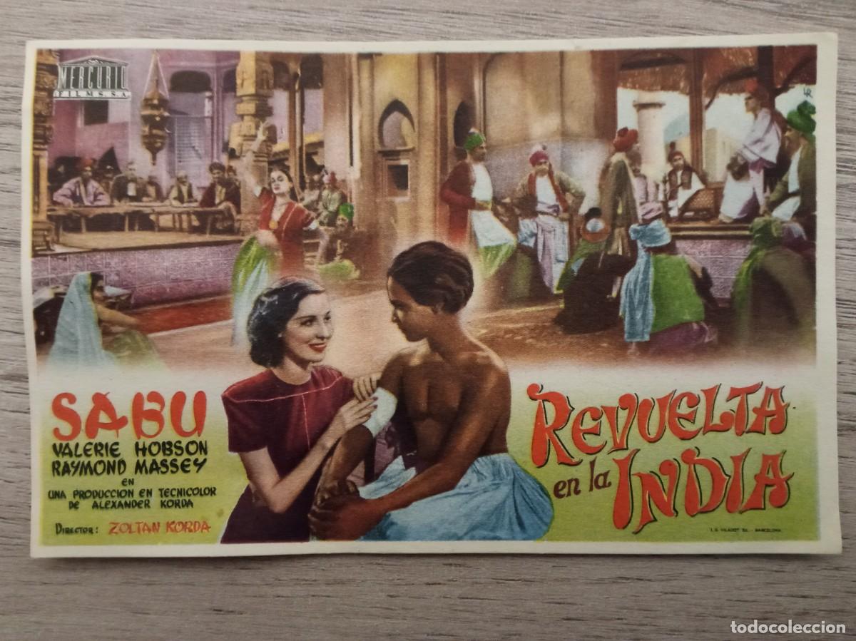 Cine: REVUELTA EN LA INDIA, SABU - Foto 1
