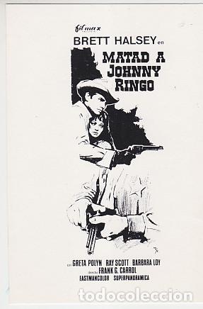 Cine: MATAD A JOHNNY RINGO (Clich&eacute; sin publicidad) - Foto 1