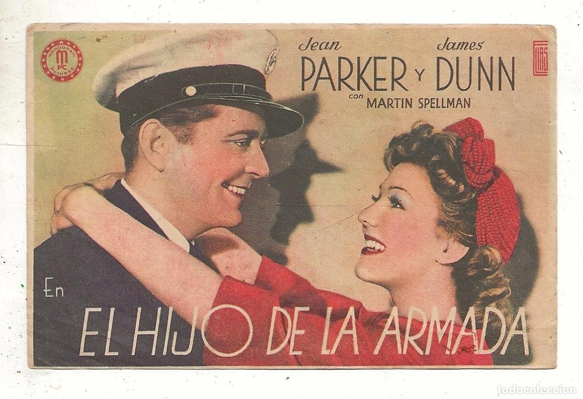 Cine: EL HIJO DE LA ARMADA - PROGRAMA FOLLETO DE CINE SENCILLO - Foto 1