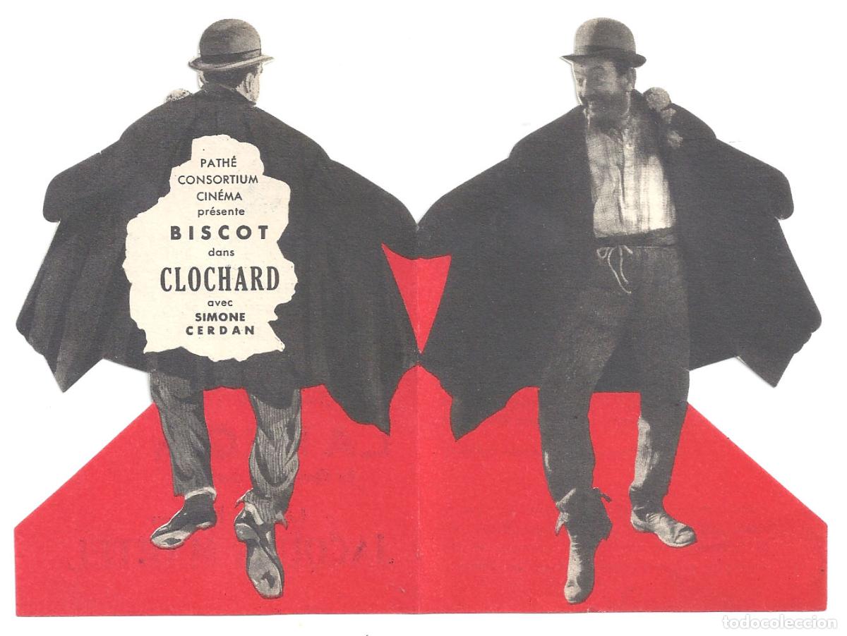 Cine: PTCC 841 CLOCHARD PROGRAMA TROQUELADO FRANCES GEORGES BISCOT - Foto 1