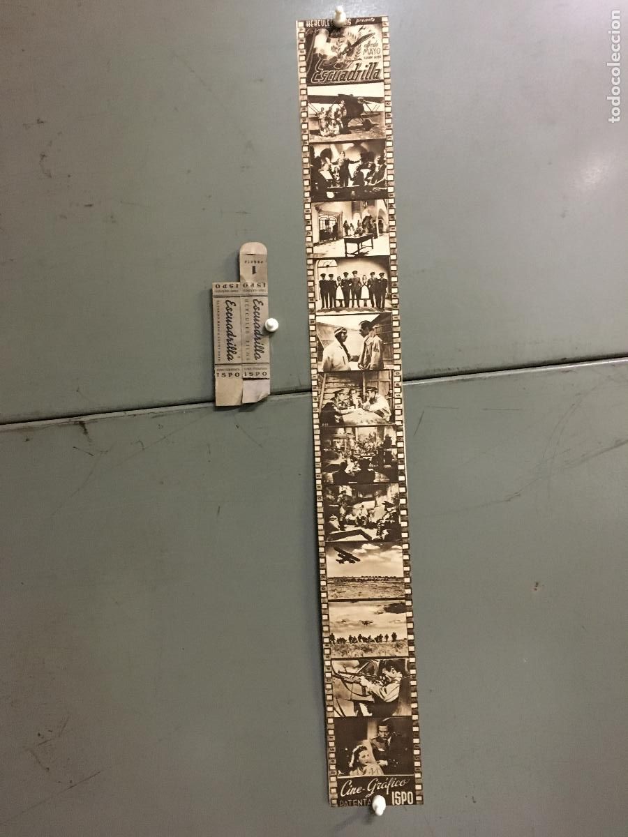 Cine: PTCC 826 ESCUADRILLA PROGRAMA DESPLEGABLE HERCULES CINE ESPA&Ntilde;OL ALFREDO MAYO