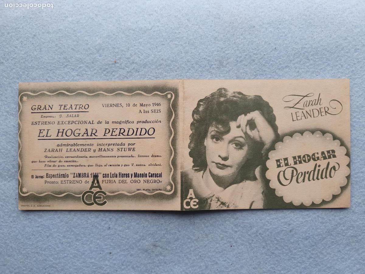 Cine: ElHogar Perdido. Zarah Leander. Hans Stuwe. - Foto 3