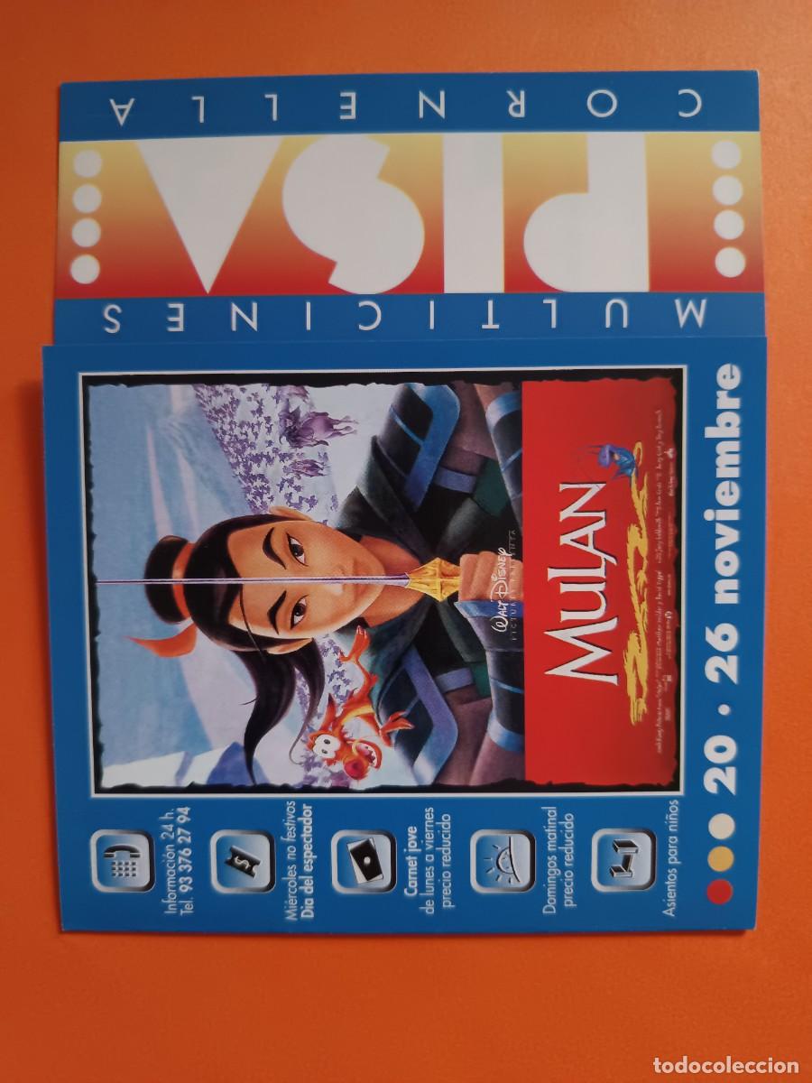 Cine: PROGRAMA DE CINE DOBLE MULAN WALT DISNEY - Foto 1