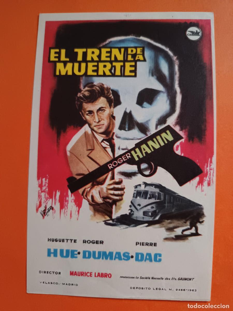 Cine: PROGRAMA DE CINE EL TREN DE LA MUERTE ROGER HANIN - Foto 1