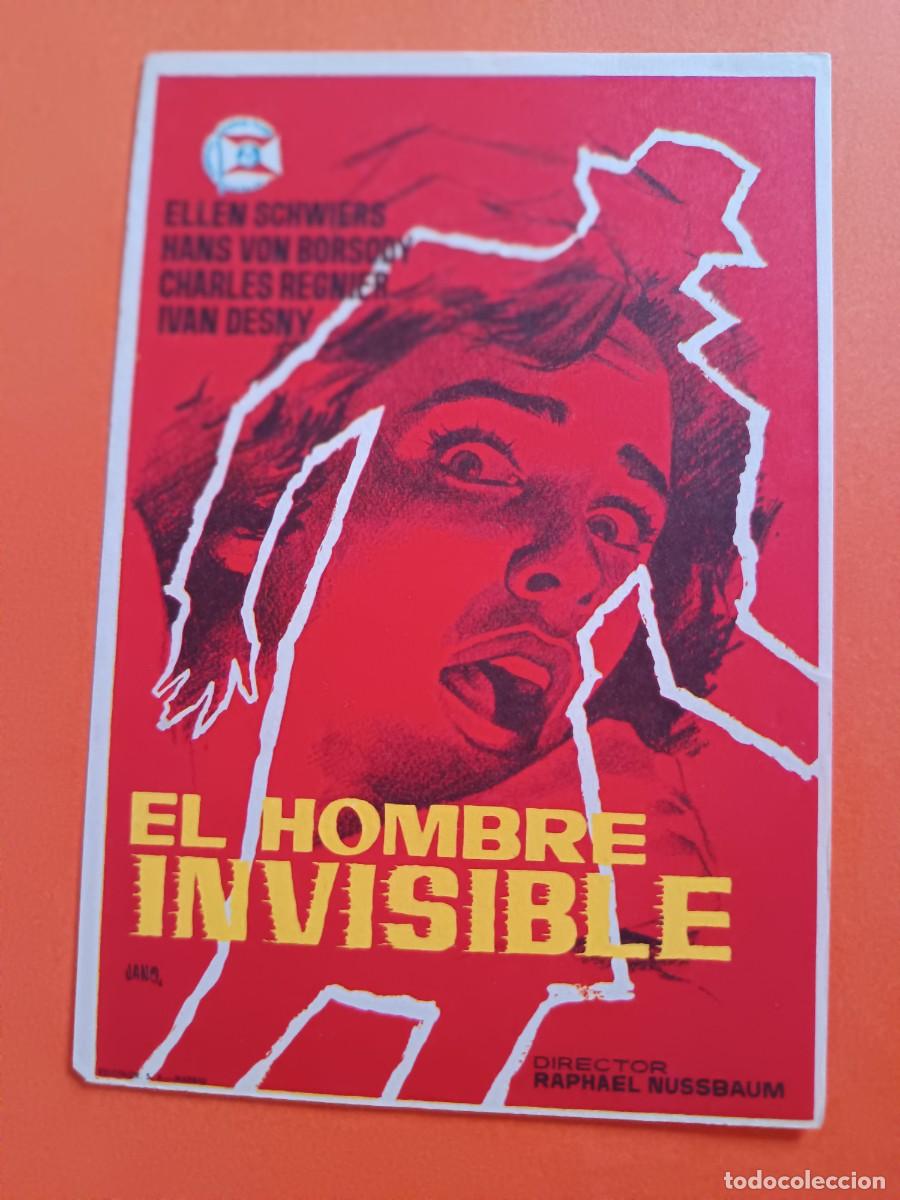 Cine: PROGRAMA DE CINE EL HOMBRE INVISIBLE HANS VON BORSODY - Foto 1