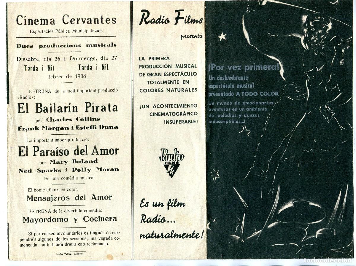 Cine: EL BAILAR&Iacute;N PIRATA, con Charles Collins. 16 X 21 cms. - Foto 2
