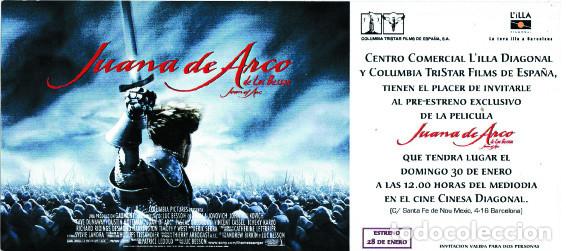 Cine: JUANA DE ARCO (invitaci&oacute;n al pre-estreno) - Foto 1