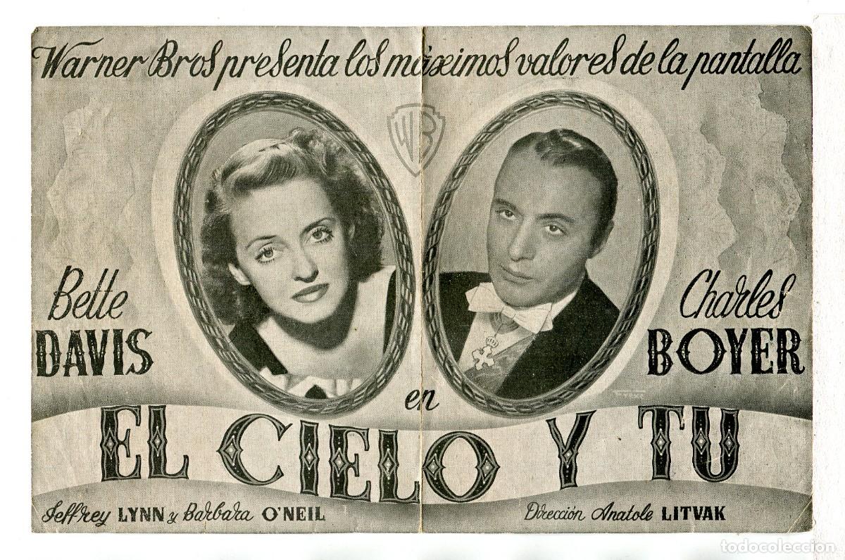 Cine: EL CIELO Y T&Uacute;, con Bette Davis. - Foto 1