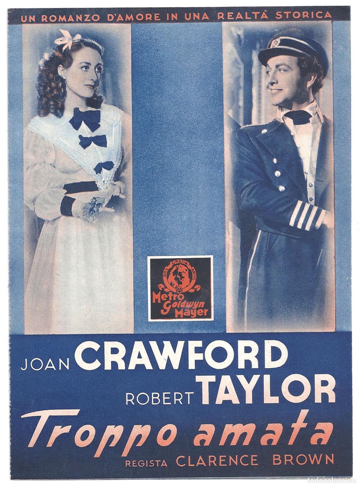 Cine: PTCC2 28 THE GORGEOUS HUSSY PROGRAMA DOBLE ITALIANO JOAN CRAWFORD ROBERT TAYLOR LIONEL BARRYMORE
