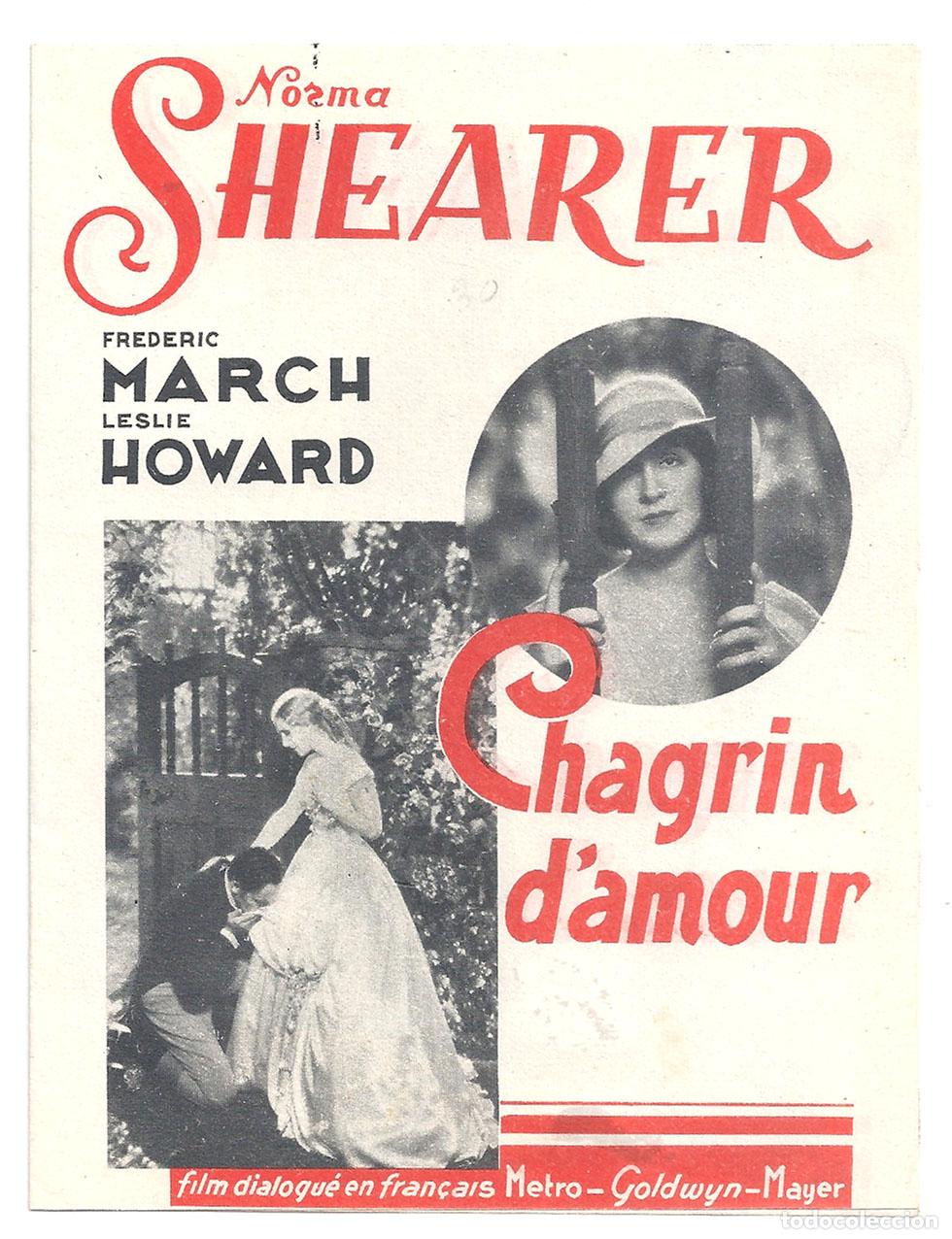 Cine: PTCC 843 LA LLAMA ETERNA PROGRAMA DOBLE FRANCES NORMA SHEARER FREDRIC MARCH - Foto 1