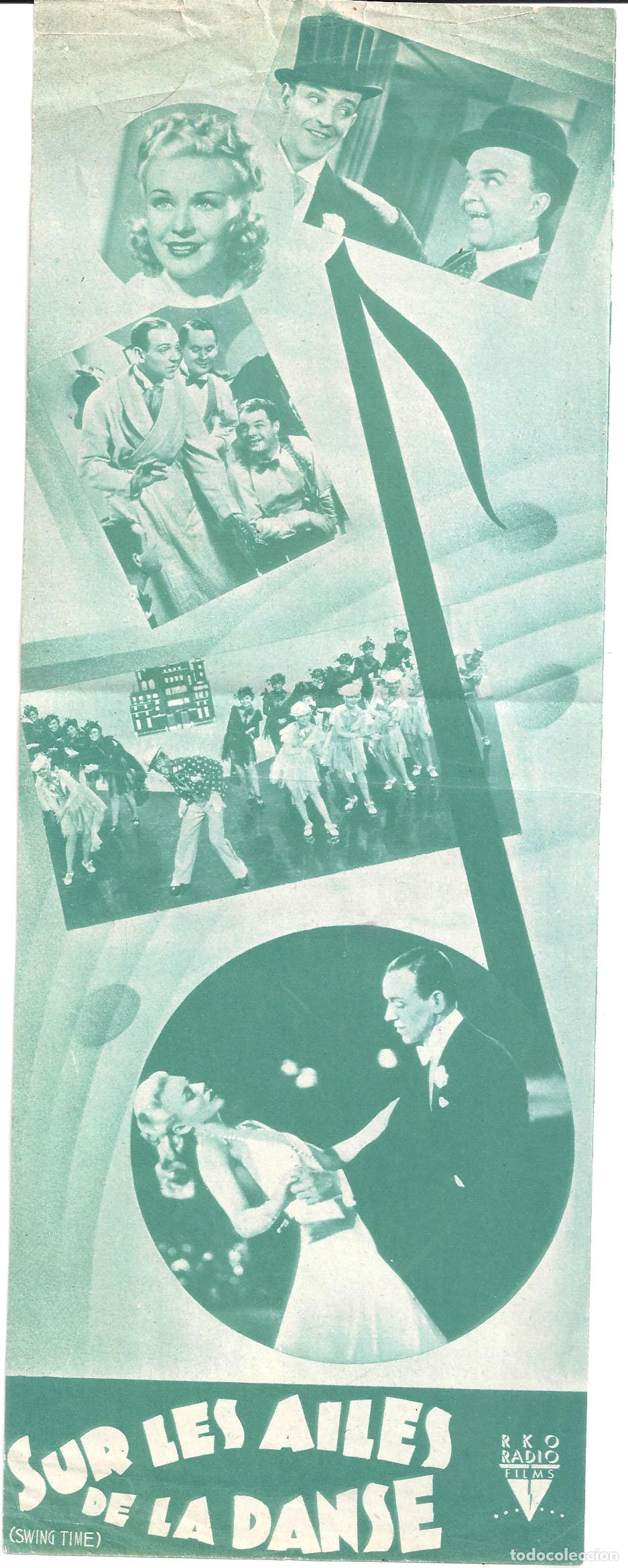 Cine: PTCC2 41 EN ALAS DE LA DANZA PROGRAMA DOBLE FRANCES GINGER ROGERS FRED ASTAIRE - Foto 2