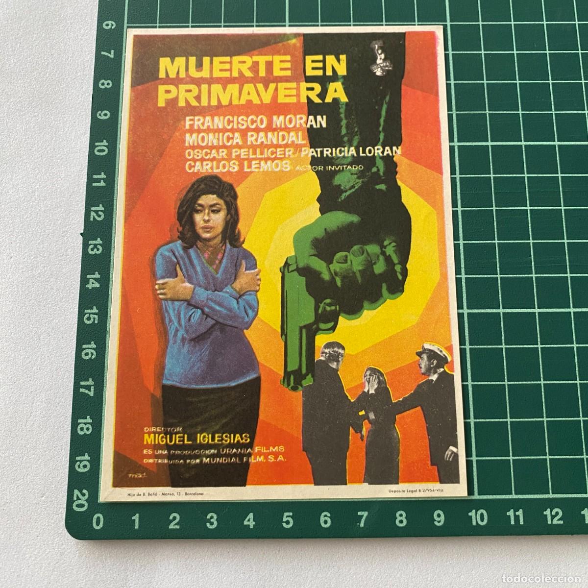 Cine: Programa de cine folleto de mano pelicula. Muerte en primavera - Foto 1