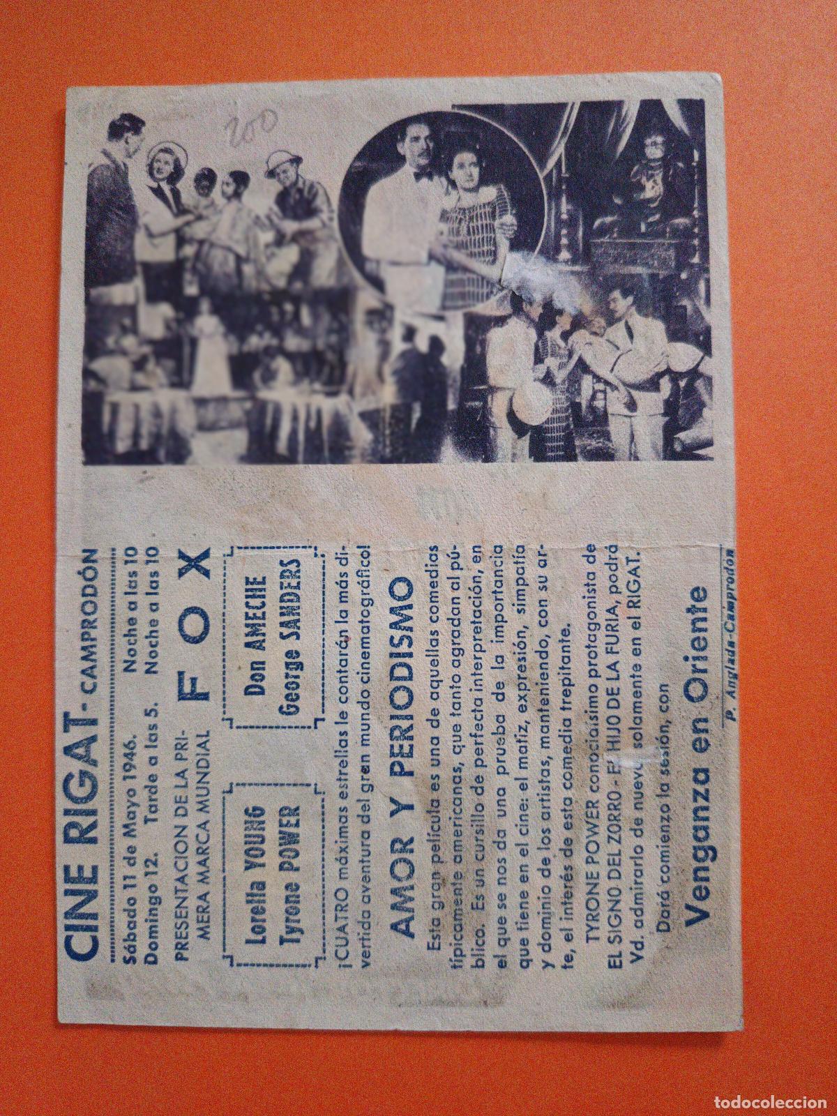 Cine: PROGRAMA DE CINE VENGANZA EN ORIENTE PAUL LUKAS - Foto 2