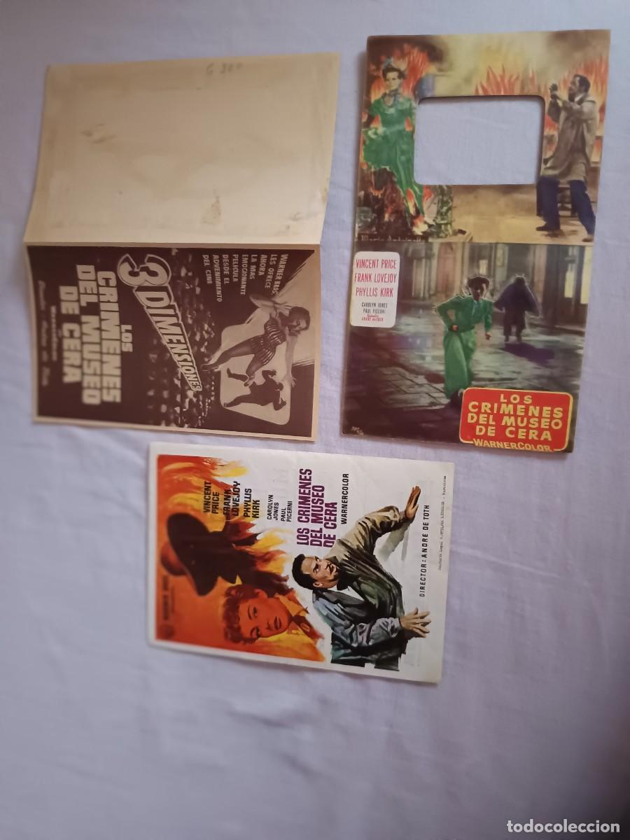 Cine: 3 PROGRAMAS DE CINE LOS CRIMENES DEL MUSEO DE CERA VINCENT PRICE - Foto 1