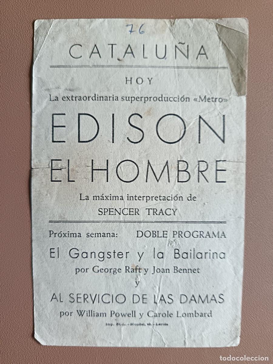 Cine: EDIS&Oacute;N, EL HOMBRE- F. MANO- - Foto 2