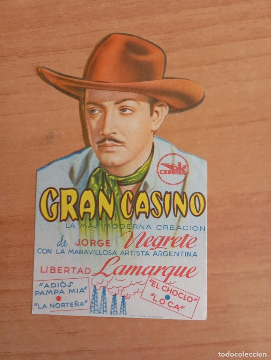 Cine: GRIS3-PROGRAMA DE LA PELICULA ---GRAN CASINO - Foto 1