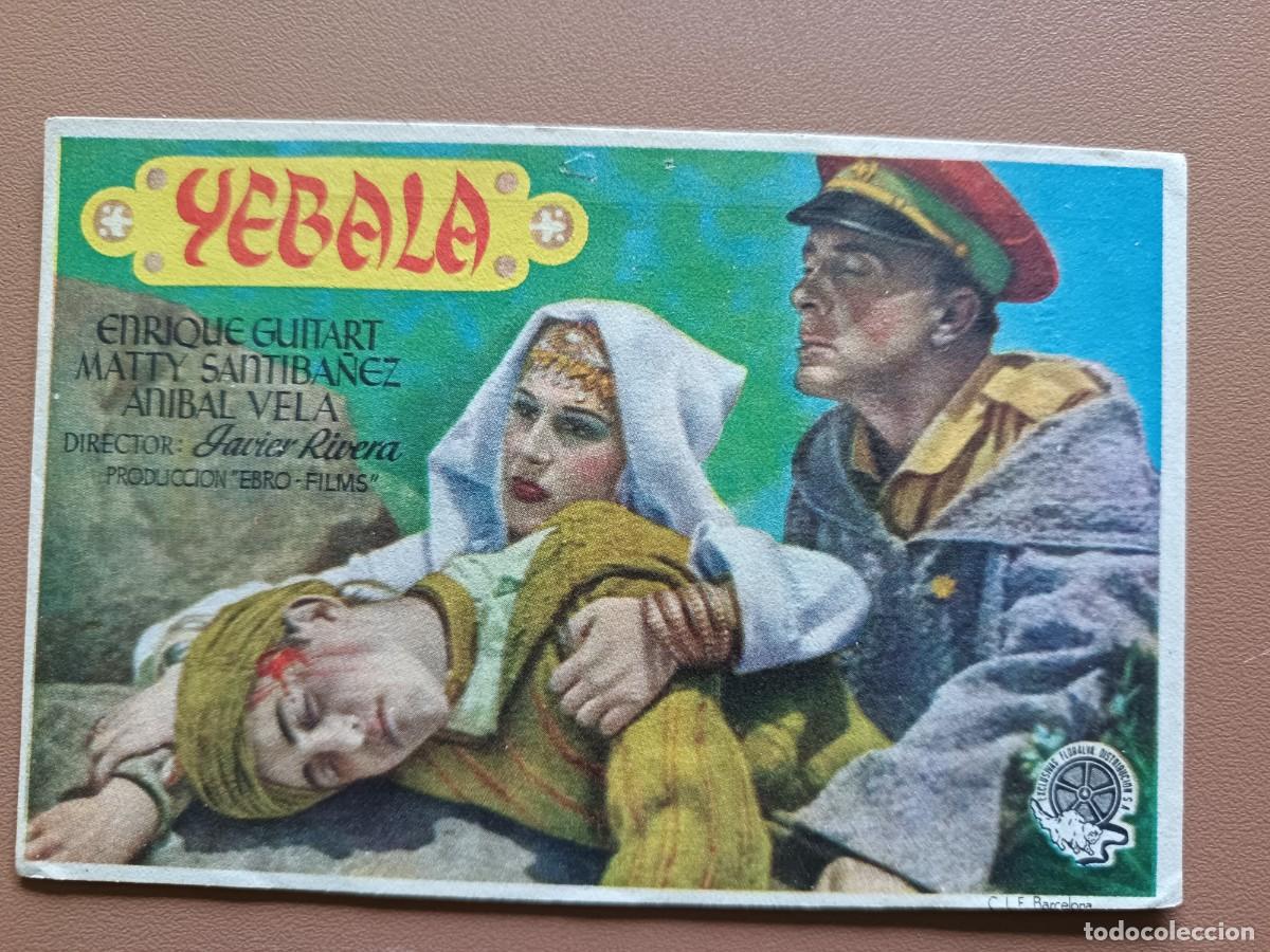 Cine: YEBALA- 1949- FOLLETO MANO - Foto 1