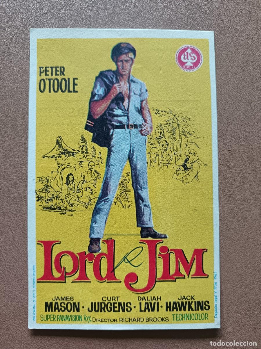 Cine: LORD JIM -FOLLETO DE MANO - Foto 1