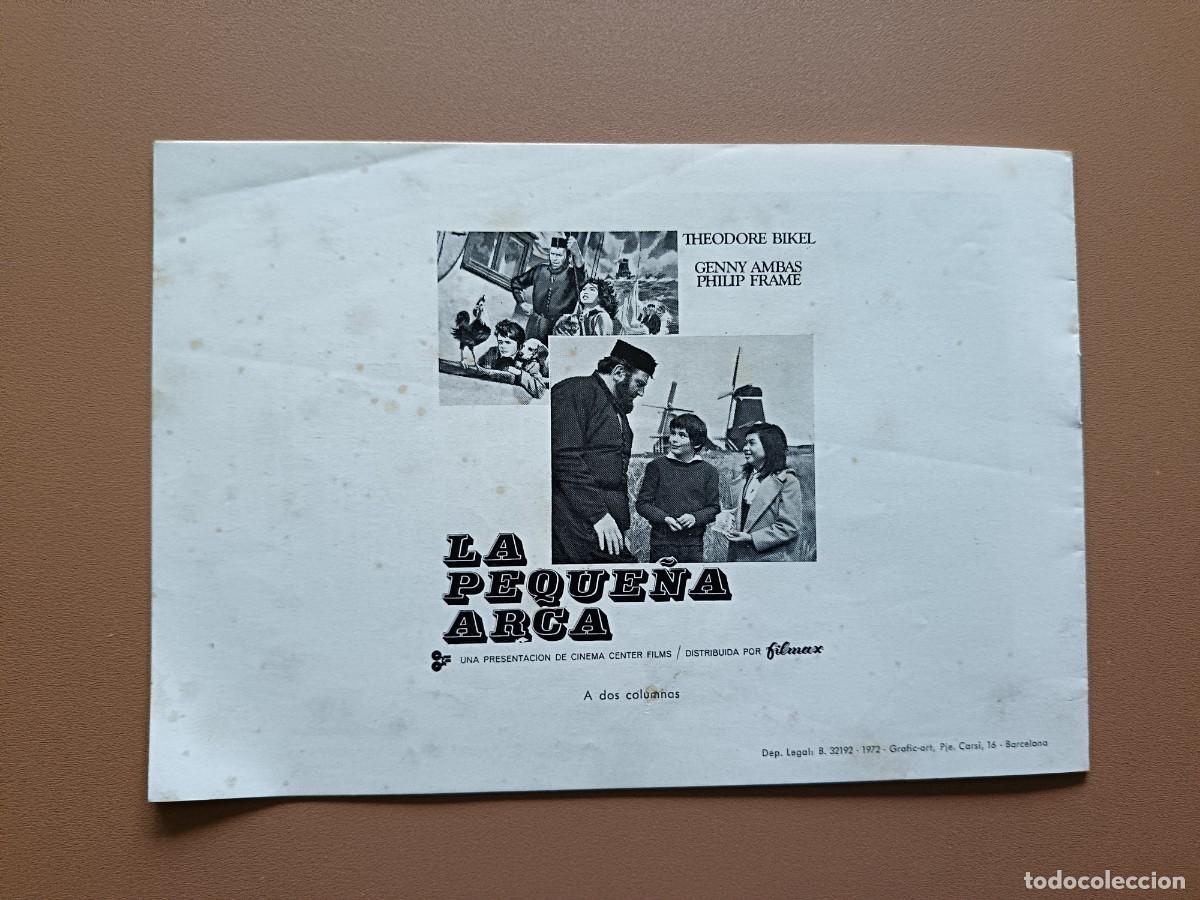 Cine: LA PEQUE&Ntilde;A ARCA- FILMAX- 1972 - Foto 7