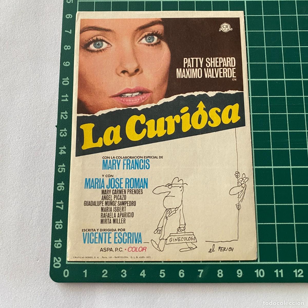 Cine: Programa de cine folleto de mano pelicula. La curiosa - Foto 1