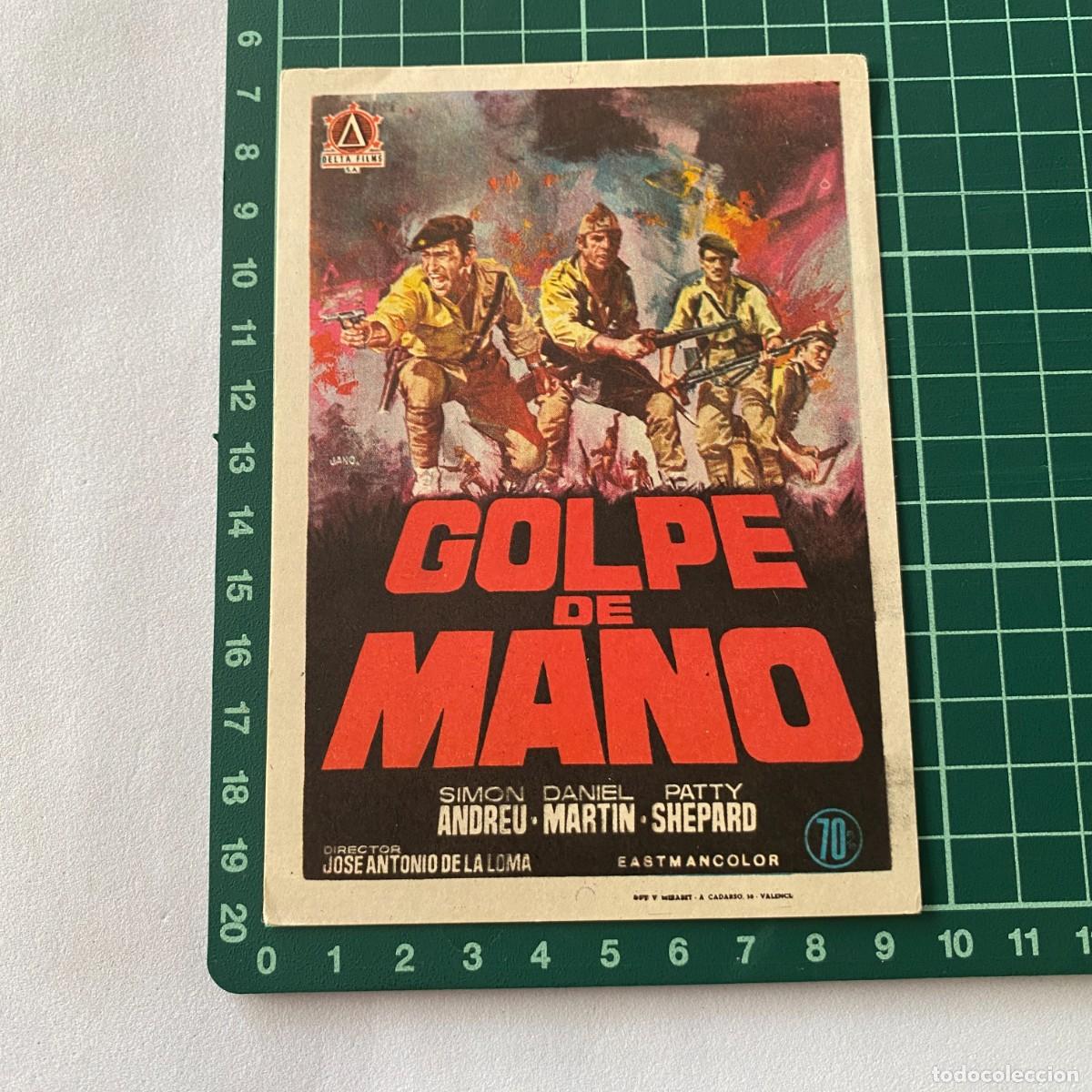 Cine: Programa de cine folleto de mano pelicula. Golpe de mano - Foto 1