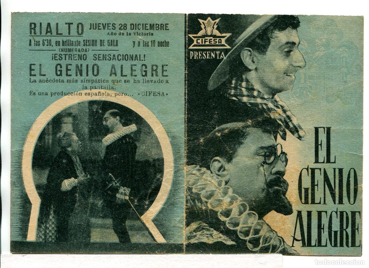 Cine: EL GENIO ALEGRE, con Antonio Vico. - Foto 1