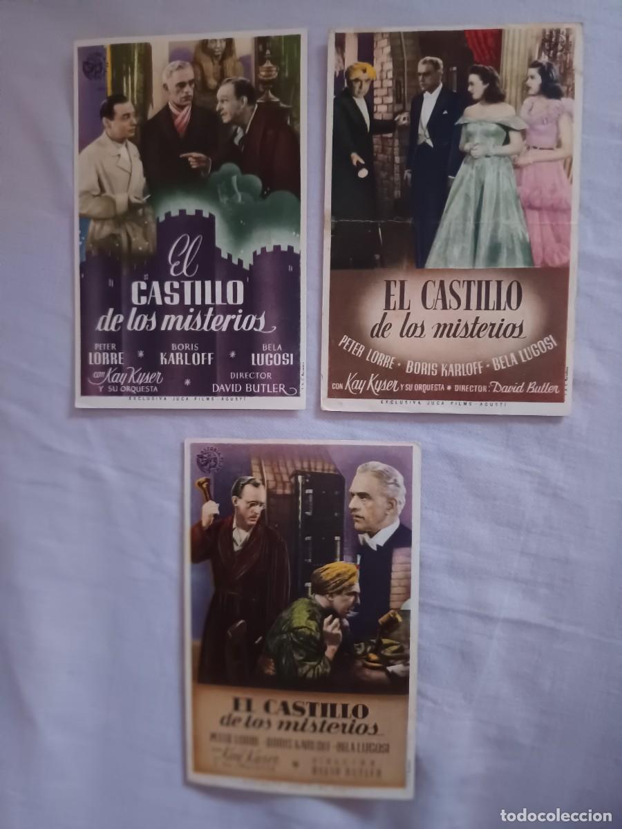 Cine: 3 PROGRAMAS DE CINE EL CASTILLO DE LOS MISTERIOS PETER LORRE - Foto 1