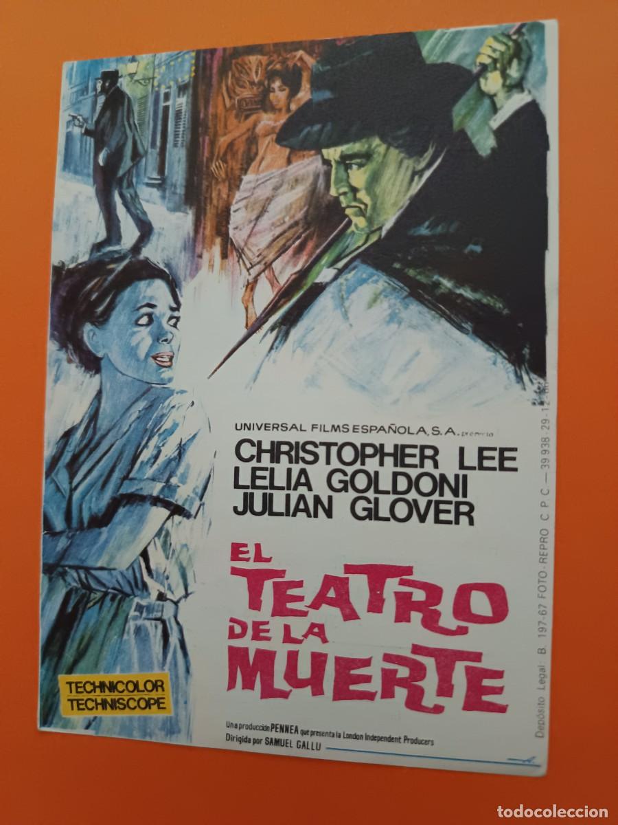 Cine: PROGRAMA DE CINE EL TEATRO DE LA MUERTE CHISTOPHER LEE - Foto 1