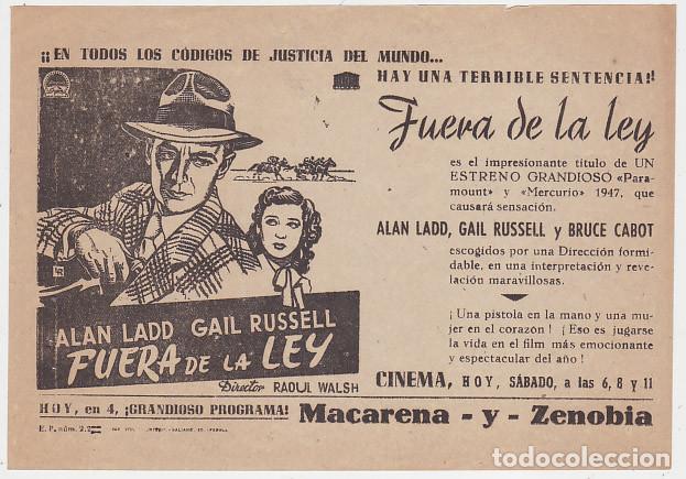 Cine: FUERA DE LA LEY (local con publicidad) - Foto 1