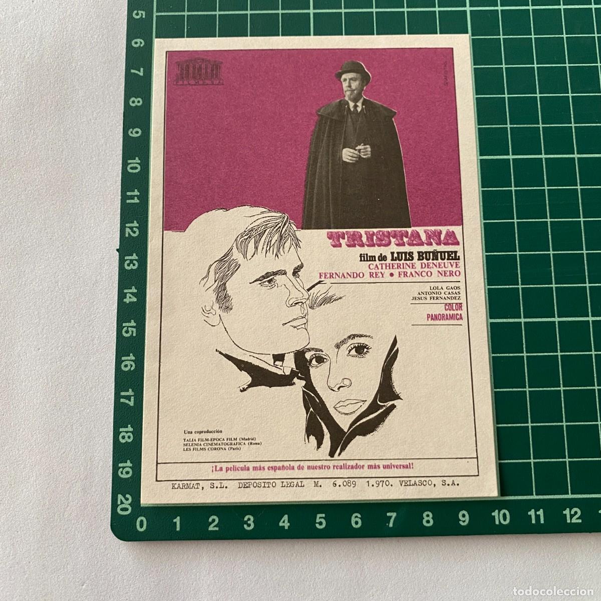 Cine: Programa de cine folleto de mano pelicula. Tristana - Foto 1