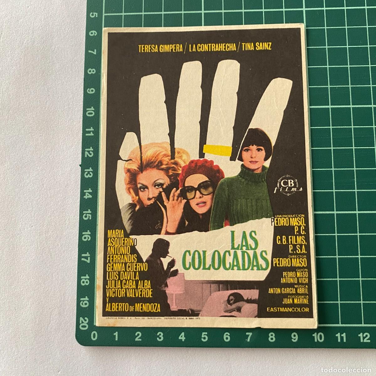 Cine: Programa de cine folleto de mano pelicula. Las colocadas - Foto 1