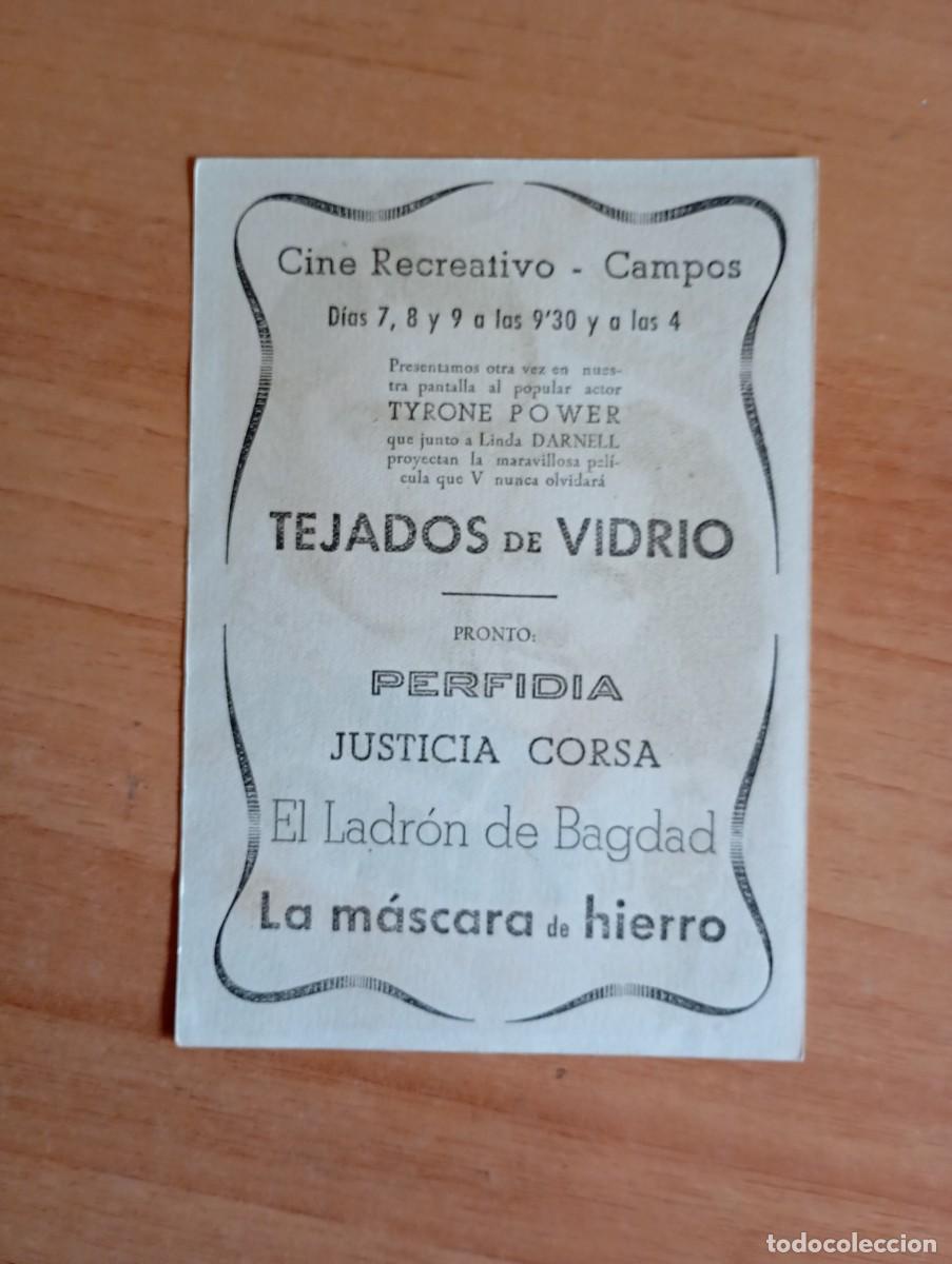 Cine: GRIS3-- PROGRAMA DE CINE ---TEJADOS DE VIDRIO ct - Foto 2
