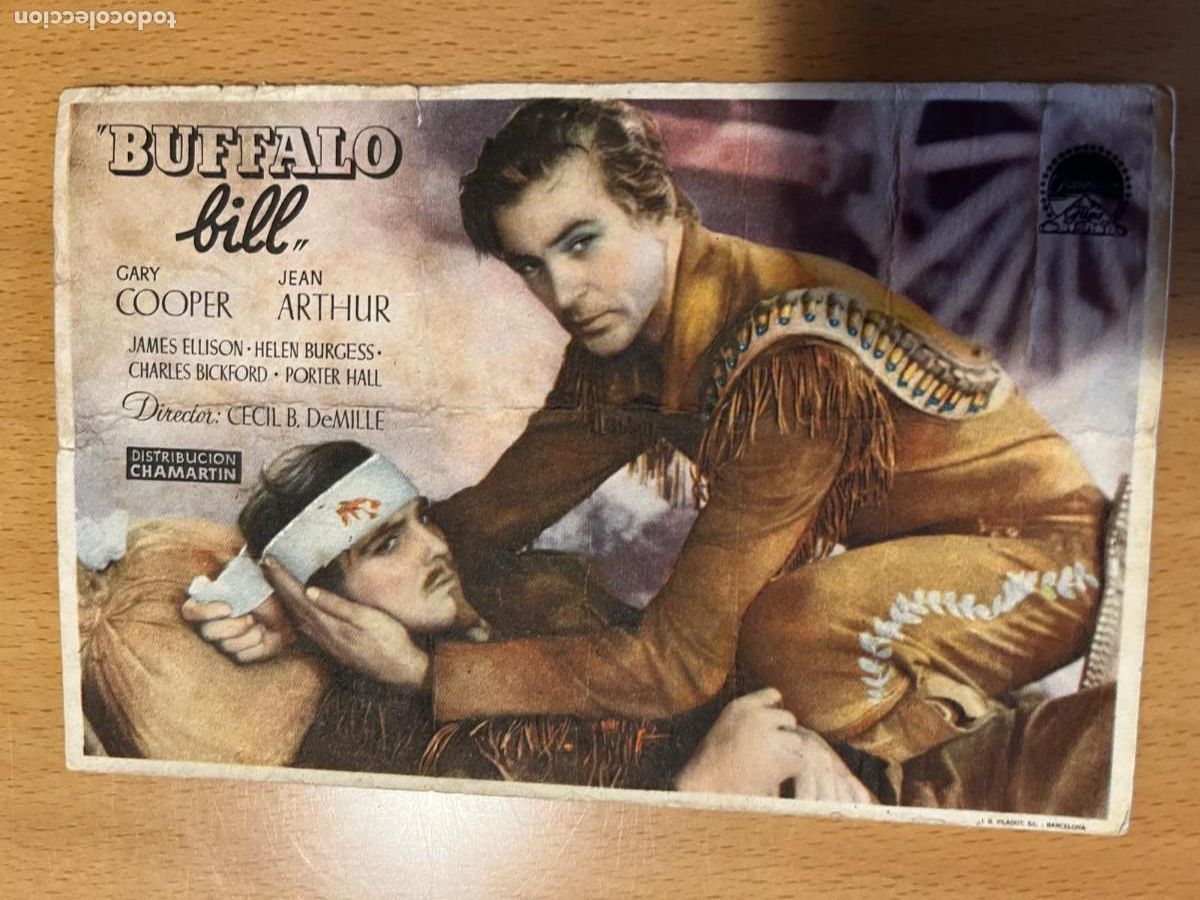Cine: Buffalo Bill gary Cooper sin publicidad - Foto 1