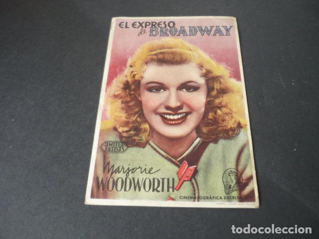 Kino: EL EXPRESO DE BROADWAY PROGRAMA DE CINE CON PUBLICIDAD TEATRO CHAPI CREVILLENTE ALICANTE