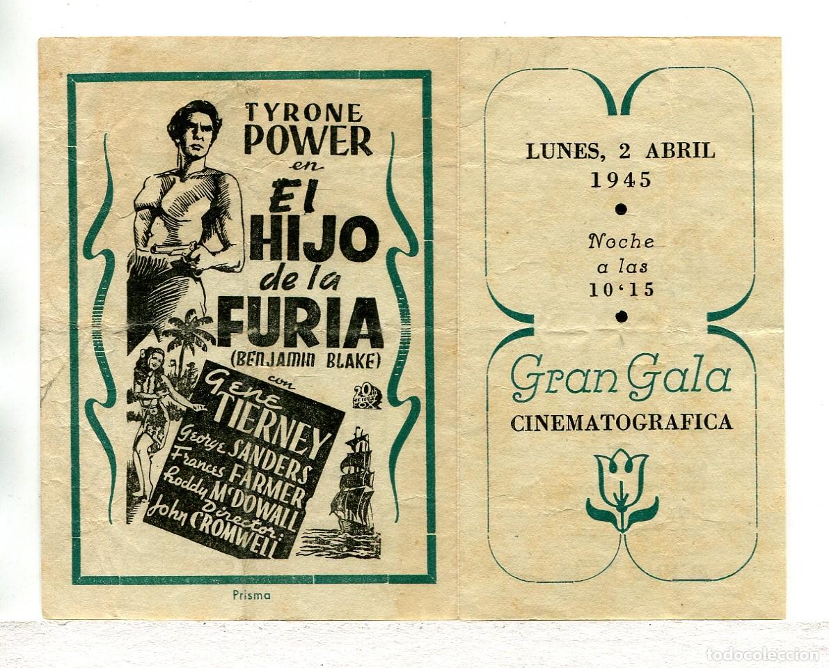 Cine: EL HIJO DE LA FURIA, con Tyrone Power. - Foto 1