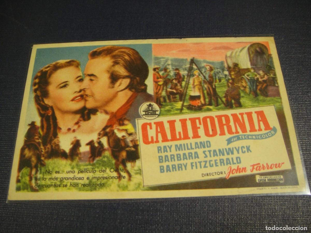 Cine: california - sin publicidad - Foto 1