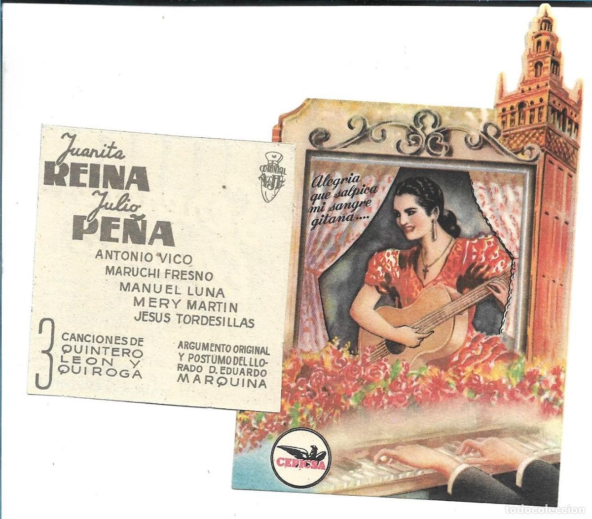 Cine: PROGRAMA DE CINE TROQUELADO - SERENATA ESPA&Ntilde;OLA - Foto 1