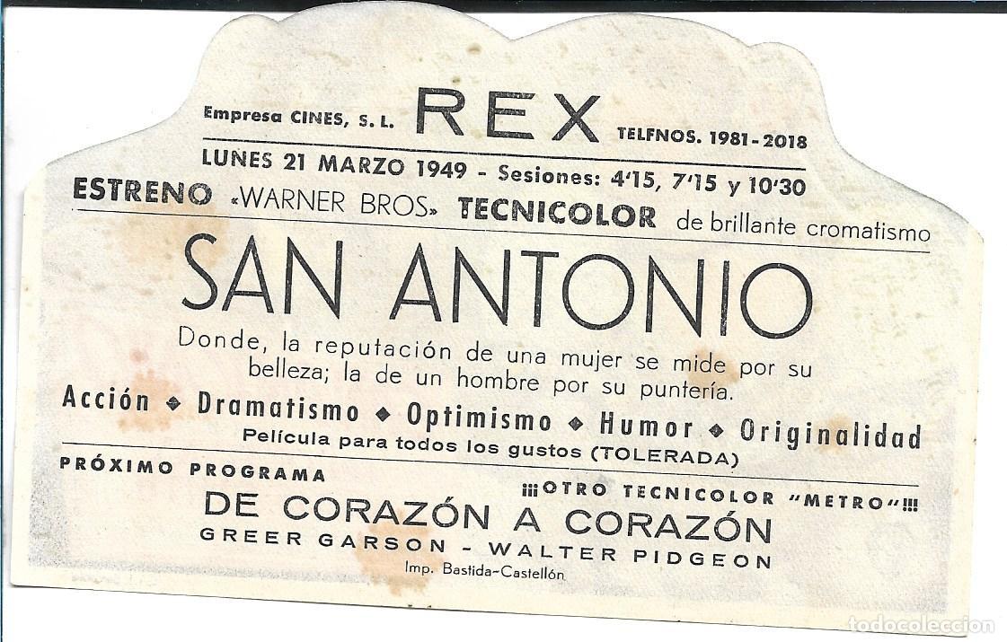 Cine: PROGRAMA DE CINE TROQUELADO - SAN ANTONIO - Foto 2