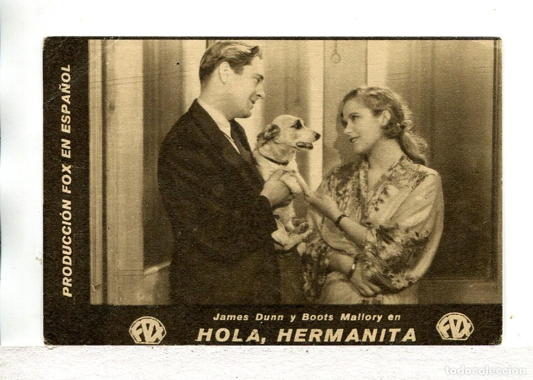 Cine: HOLA HERMANITA, con James Dunn. - Foto 1